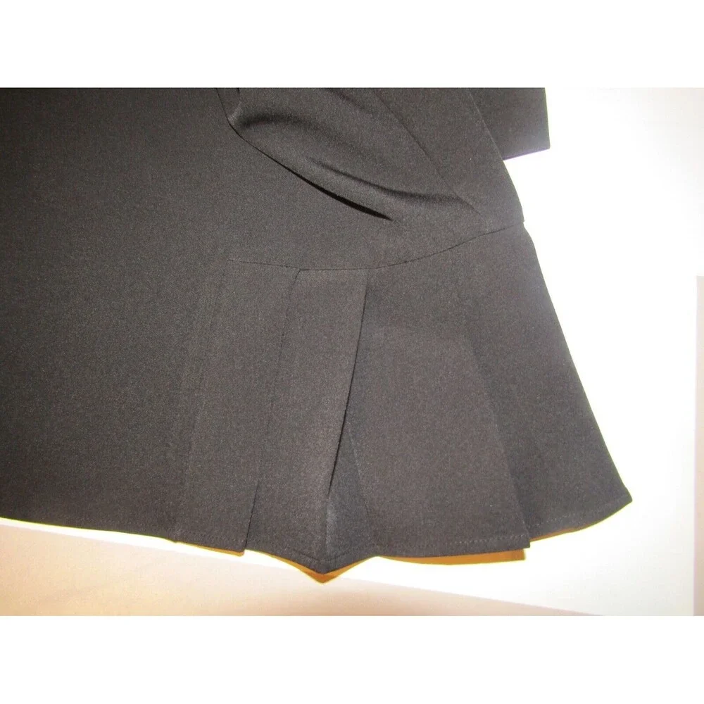 Estelle and Finn Dress NWT Black Pleated Bottom Retail $274 Womens Size 12